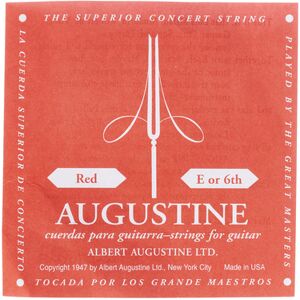 Augustine E-6 String Red Label