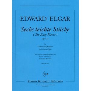 Edition Butorac Elgar 6 Leichte Stücke Violine