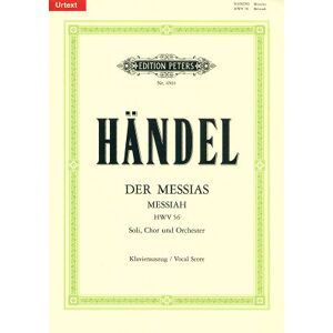 Edition Peters Händel Der Messias HWV56