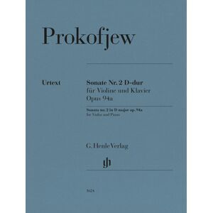 Henle Verlag Prokofjew Sonate Nr. 2