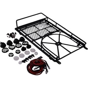 Hobby Details Roof Luggage Rack With Led Light Bar For 1/10 Rc Cars