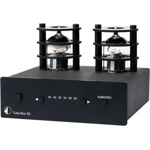 Pro-Ject Tube Box S2 - Sort Mm/mc Riaa-Trinn