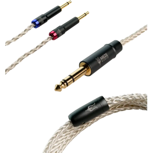 Meze 2x 3,5mm - 6,3 Mm Kabel Sølvbelagt Pcuhd - 2,5 Meter