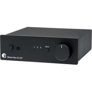 Pro-Ject Stereo Box S3 Bt - Sort Kompakt Stereoforsterker Med Bluetooth