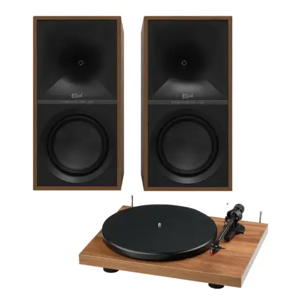 Klipsch The Sevens / Pro-Ject Debut E Aktive Høyttalere Og Platespiller