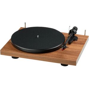 Pro-Ject Debut E Carbon - Valnøtt Platespiller Med 2m Red Pickup