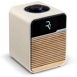 Ruark R1 Mk4 Med Batteri - Kremhvit Bærbar Dab Radio Med Bluetooth