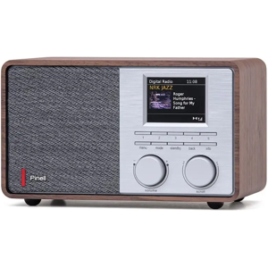 Pinell Supersound 201 - Valnøtt Dab Radio Med Bluetooth