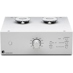 Pro-Ject Tube Box Ds3 B - Sølv Balansert Riaa-Trinn Med Rør