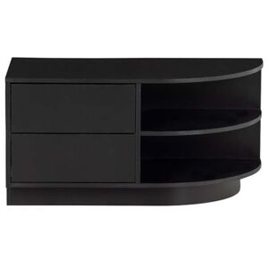 Woood Finca Modul Til Tv-Benk Høyre Hjørne Furu Sort