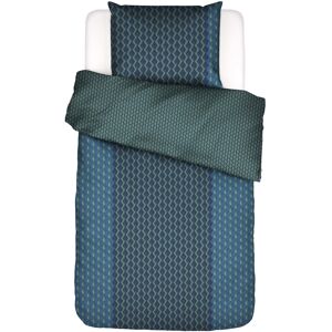 Essenza sengetøy - 140x220 cm - 100% bomullssateng sengesett - Tesse Reef Green sengelaken