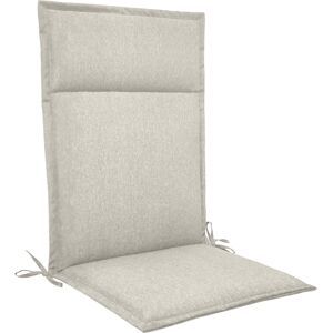 Nordstrand Home Hagepute til posisjonsstol med høy rygg - 5 cm tykk - Beige pute med god komfort - universal