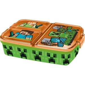 Licens Minecraft matboks - Alex og Steve - matboks med 3 rom for barn