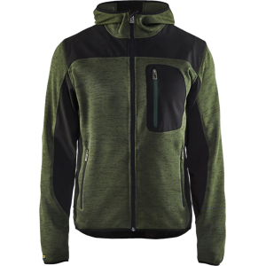 Blåkläder Softshell-Jakke – Komfortabel Og Slitesterk ( 811490754, Grønn/svart, 1 Stykk, Størrelse-S ) Grønn/svart S