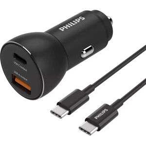 Philips Billader 36w Usb-C & Usb-A + Kabel Ultra Rask Lading