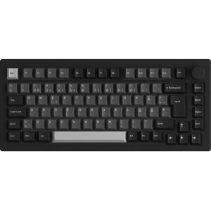 Akko 5075b Plus-S Black & Silver Trådløst Tastatur - Svart [V3 Cream Bl