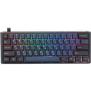 Ducky One 3 Pro Mini Nazca Line Rgb Tastatur [Mx2a Speed Silver] - Svart