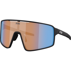 Bliz P001s Matte Black/Coral Orange Mirror Blue L (0-138)