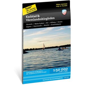 Calazo förlag Karlstad & Värmlandsskärgården 1:50.000 NoColour OneSize