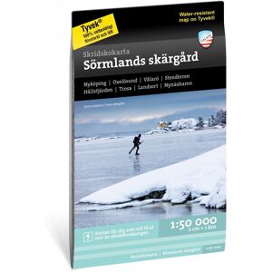 Calazo förlag Skridskokarta Sörmlands skärgård 1:50.000 NoColour OneSize