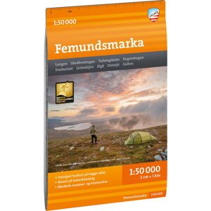 Calazo förlag Turkart Femundsmarka 1:50 000 NoColour OneSize