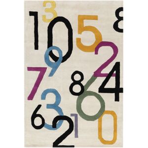 RugVista Lucky Numbers Teppe - Elfenbenshvit 120x180