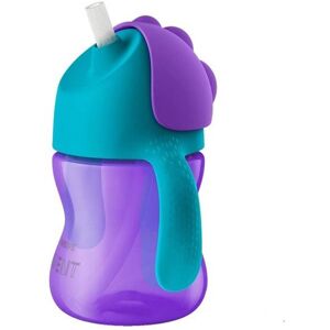 Philips Avent Flaske med Sugerør, 200ml Lilla