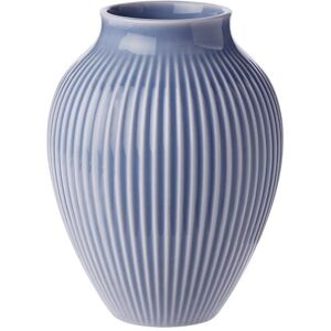 Knabstrup Keramik Knabstrup riflet vase 12,5 cm Lavendelblå
