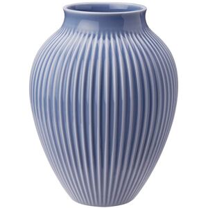 Knabstrup Keramik Knabstrup riflet vase 20 cm Lavendelblå