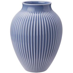 Knabstrup Keramik Knabstrup riflet vase 27 cm Lavendelblå