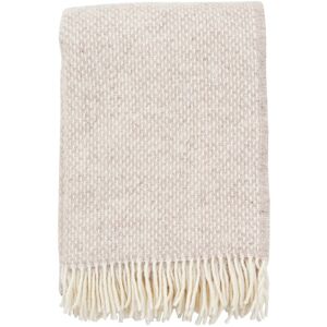 Klippan Yllefabrik Preppy pledd Beige melange