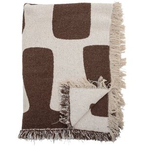 Bloomingville Bilston pledd 130x160 cm Brown