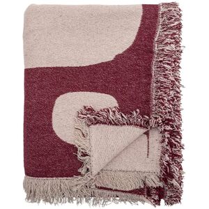Bloomingville Olica pledd 130x160 cm Rød