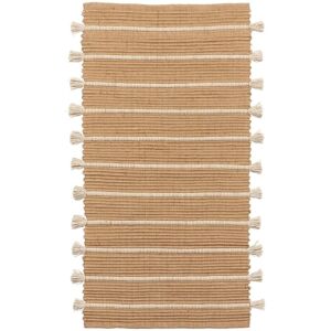 Broste Copenhagen Ezra teppe 70x140 cm Naturlig off-white