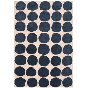 Chhatwal & Jonsson Big Dots teppe light khaki/blue melange, 230 x 320 cm