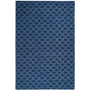 Chhatwal & Jonsson New Geometric teppe Indigo melange/off-white, 180 x 272 cm
