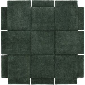 Design House Basket gulvteppe, grønn 180x180 cm