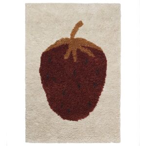 Ferm Living Fruiticana teppe S 80 x 120 cm Strawberry