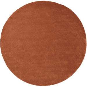 Ferm Living Stille tuftet teppe rundt Red brown, Ø240 cm