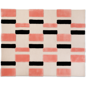 Ogeborg ODC Segment Rug Collection Irregular teppe Coral crush-cream-black, 200x252 cm