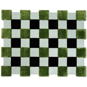 Ogeborg ODC Segment Rug Collection Square teppe Green-black-mint, 233x300 cm