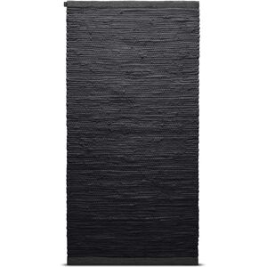 Rug Solid Cotton teppe 60 x 90 cm Charcoal