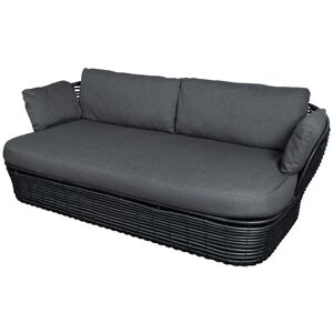 Cane-line Basket Sofa 2-seter Graphic grey, grå puter