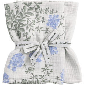 Garbo&Friends Plumbago Muslin teppe liten 2 deler 60x60 cm