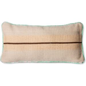 HKliving Håndvevd pute 38x74 cm ull Brun