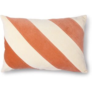 HKliving Pute Stripete 40x60 cm Peach-cream
