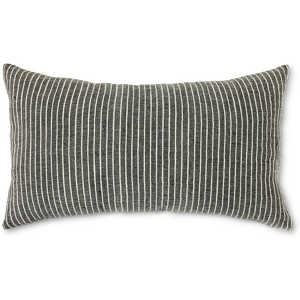 HKliving Striped monochrome pute 40x70 cm Grey