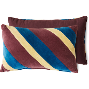 HKliving Striped velvet pute 30x50 cm Speakeasy