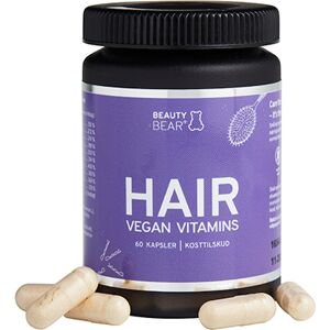 Beauty Bear HAIR vitamin kapsler - 60 Kapsler