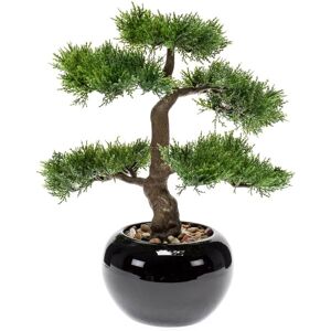 Emerald Kunstig sedertre bonsai grønn 34 cm 420003